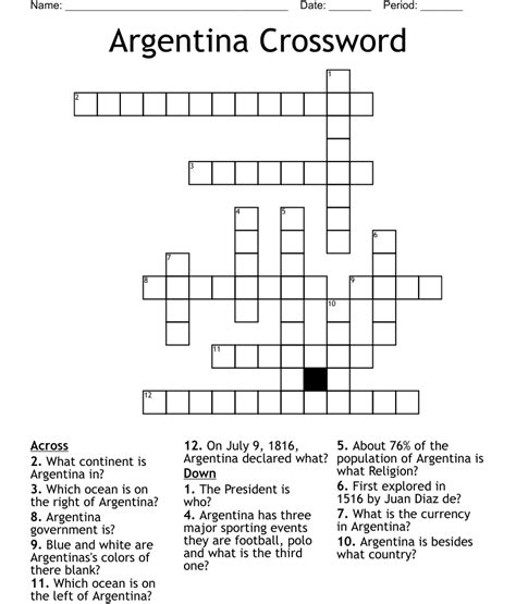 If you haven&39;t solved the crossword clue Neighbor of Argentina yet try to search our Crossword Dictionary by entering the letters you already know (Enter a dot for each missing letters, e. . Neighbor of argentina crossword